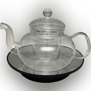 Elegant Glass Teapot with Infuser